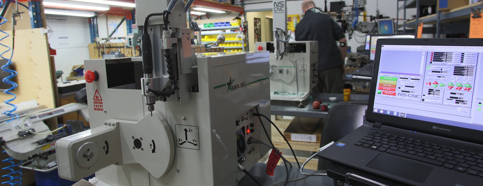 Factory-refurbished NS CNC machines