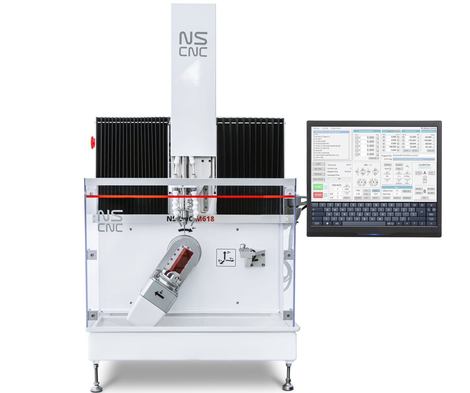 Mira 6S 5-axis desktop CNC mill